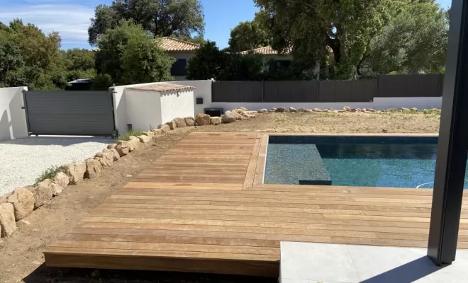 Construction de terrasse bois Porto-Vecchio, Porto Vecchio, JBS CONSTRUCTIONS
